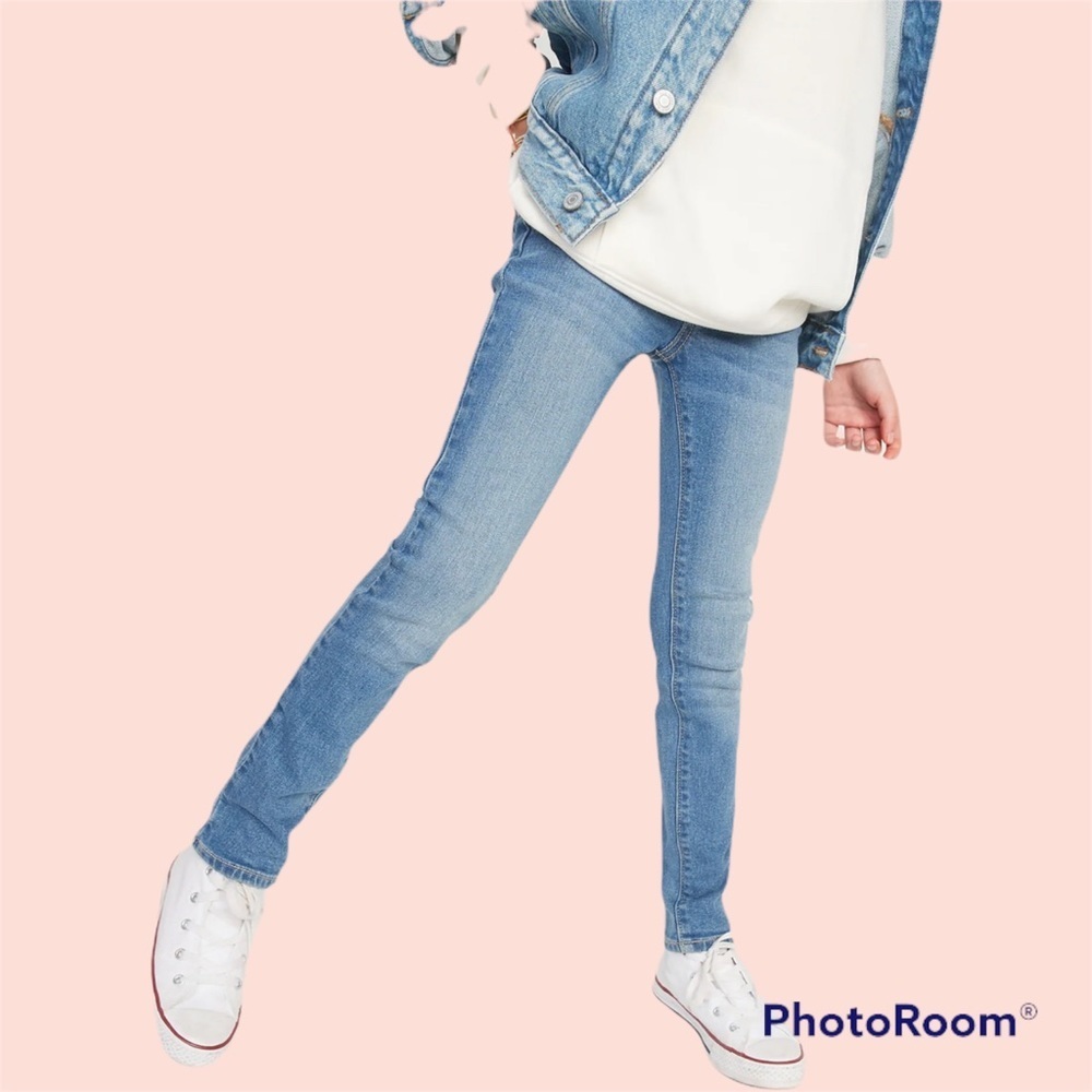 Skinny Built-In Tough Pull-On Jeans for Girls